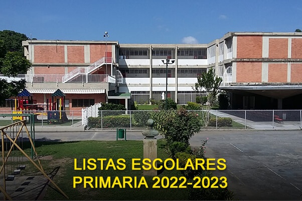 Listas escolares - Primaria 2021-2022