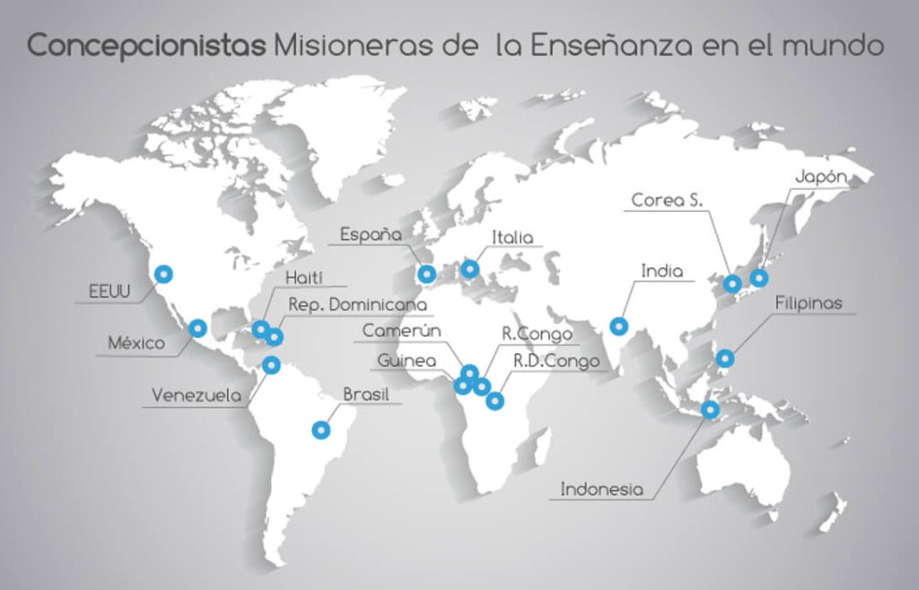 Concepcionistas en el mundo